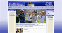 Desktop Screenshot of homewoodsd153.org